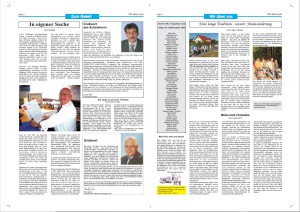 Jubiläumszeitung Seite 2 und 7